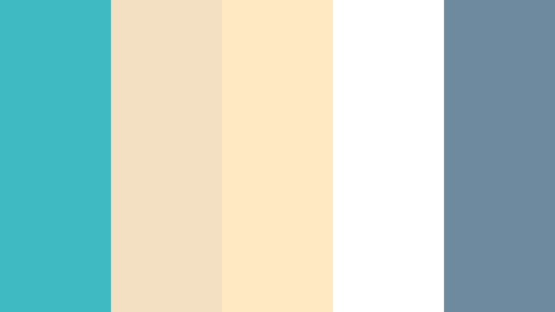 sunlit coastal retreat turquoise and sandy beige resort color color palette with hex codes