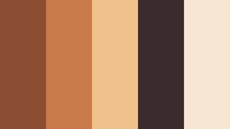 sunlit foundry glow burnished copper color palette with hex codes