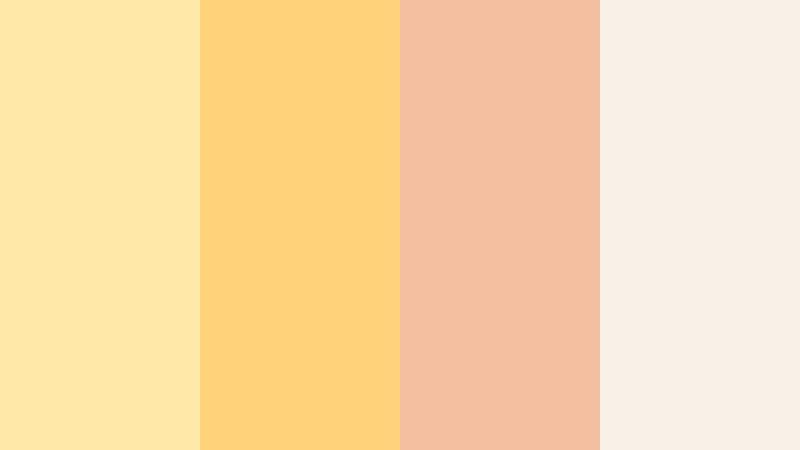 sunlit kitchen warmth buttery yellow color palette with hex codes