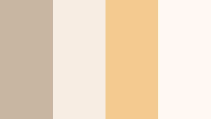sunlit linen frame claystone color palette with hex codes