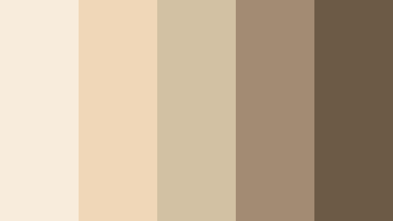 sunlit linen retreat almond cream color palette with hex codes