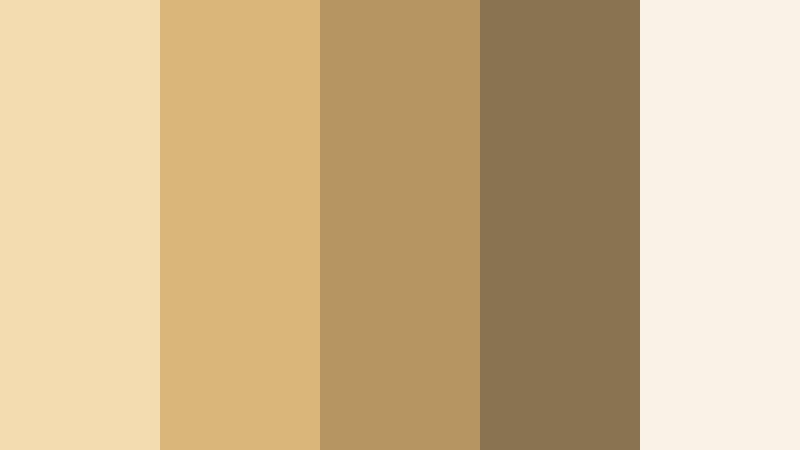 sunlit loft neutrals wheat gold color palette with hex codes
