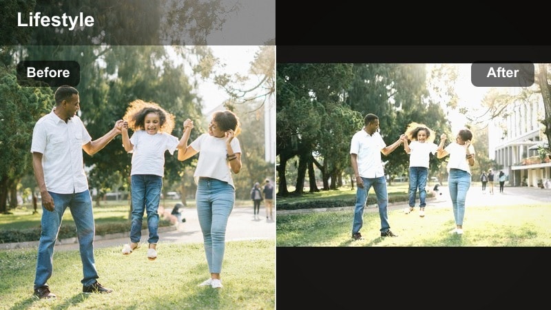 Soft warm minimal lifestyle filter on a bright living room video