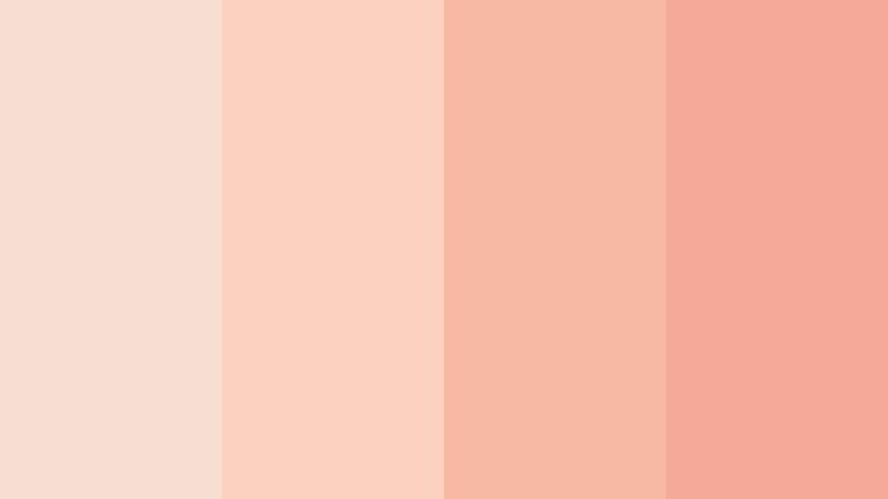 sunlit peach beige whisper peach beige color palette with hex codes