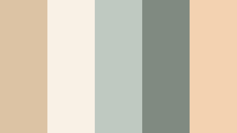 sunlit studio calm sandstone beige color palette with hex codes