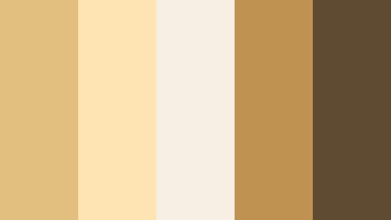 sunlit studio loft golden sand color palette with hex codes