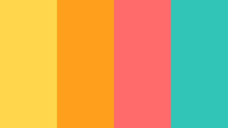 sunlit studio pop prism yellow color palette with hex codes