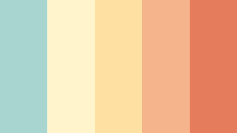 sunny courtyard lagoon pale lagoon color palette with hex codes