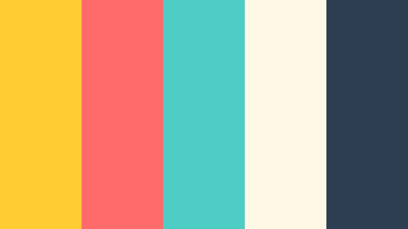 sunny onboarding pop explainer video color color palette with hex codes