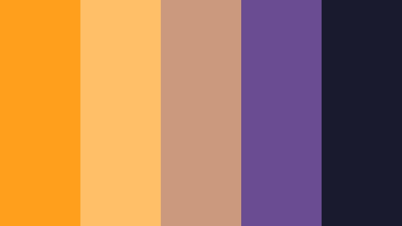 sunset finale frame anime color color palette with hex codes