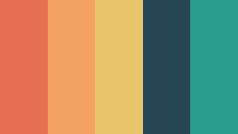 sunset motel glow retro color color palette with hex codes