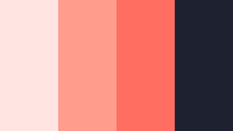 sunset rooftop crush misty rose color palette with hex codes