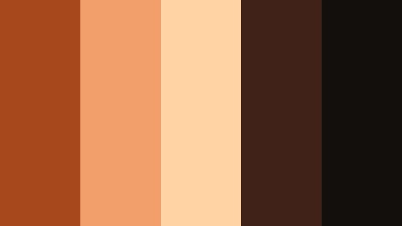 sunset studio copper cinematic copper color palette with hex codes