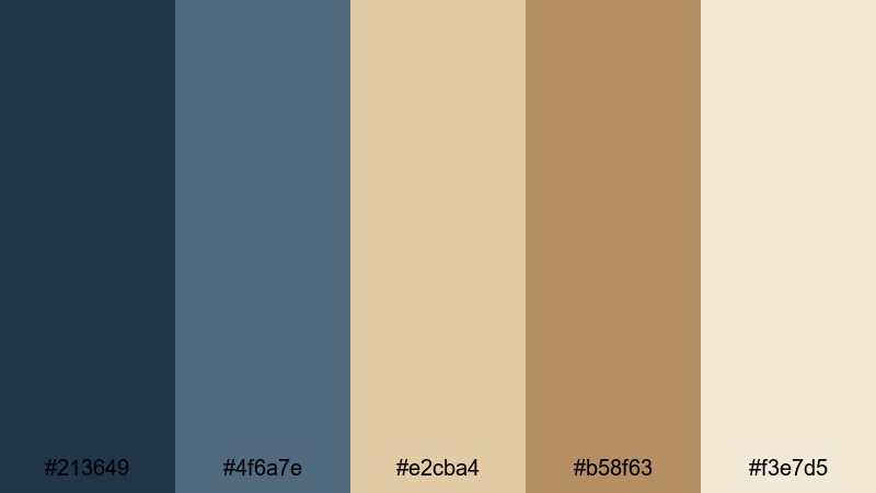 super 8 sandframes blue tan color palette with hex codes