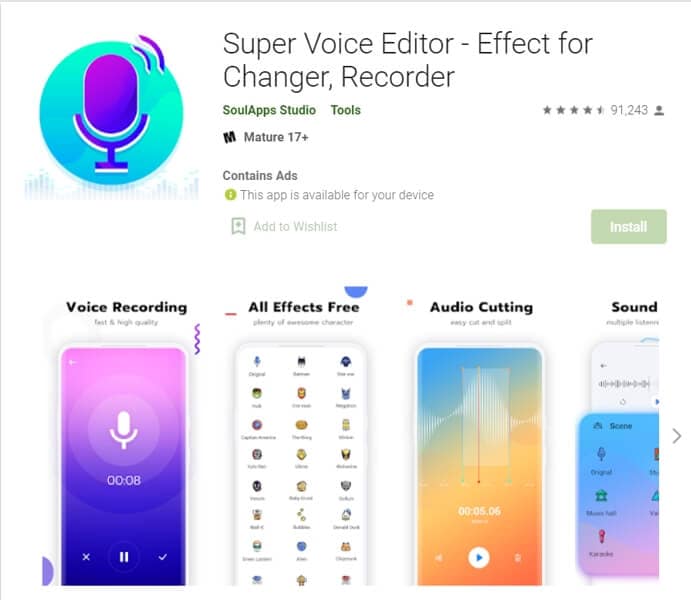 female voice changer app