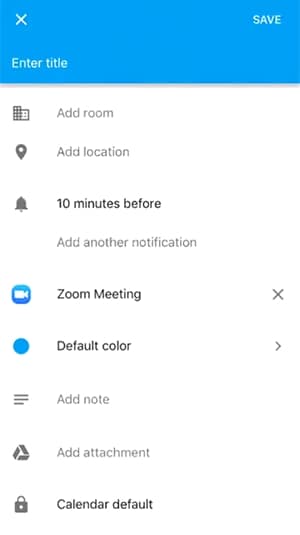  Sync Zoom Calendar in Android