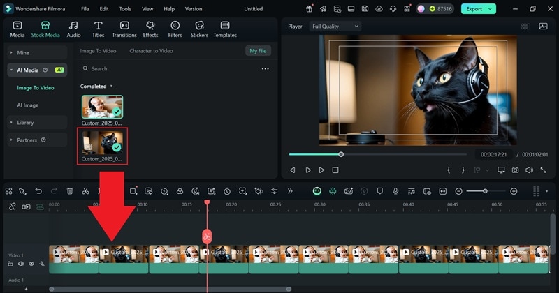 generate ai cat talking video