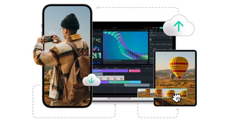 Wondershare Filmora - editor de vídeos de cabeça falante