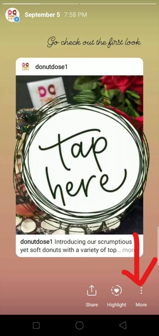  Unduh Sorotan Instagram menggunakan arsip cerita - ketuk untuk mengunduh sorotan