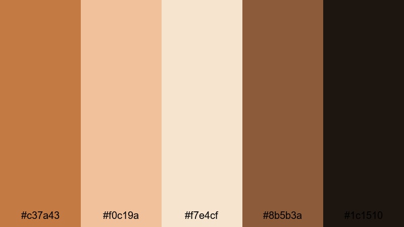 tawny brand neutrals tawny color palette with hex codes