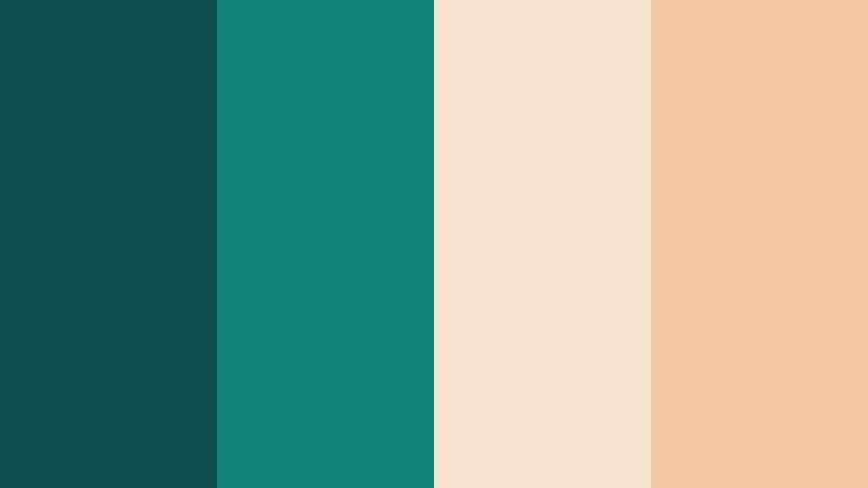 teal and champagne soiree dark teal green color palette with hex codes