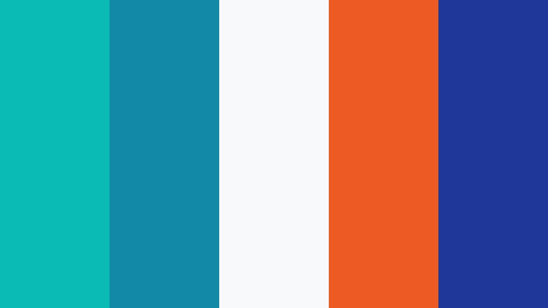 teal dashboard pulse explainer video color color palette with hex codes