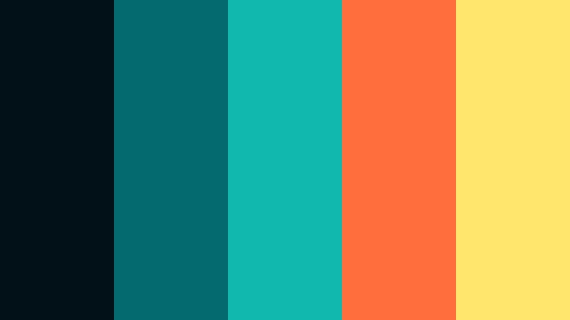 teal supernova pop galaxy teal color palette with hex codes