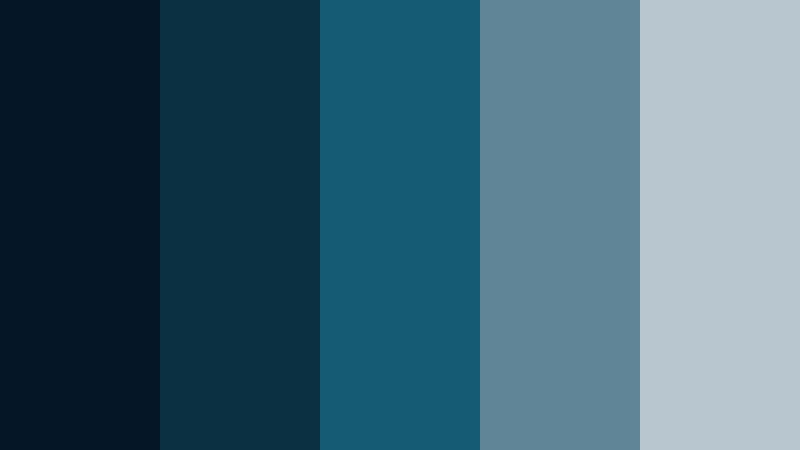 tempest horizon fade stormy ocean color palette with hex codes