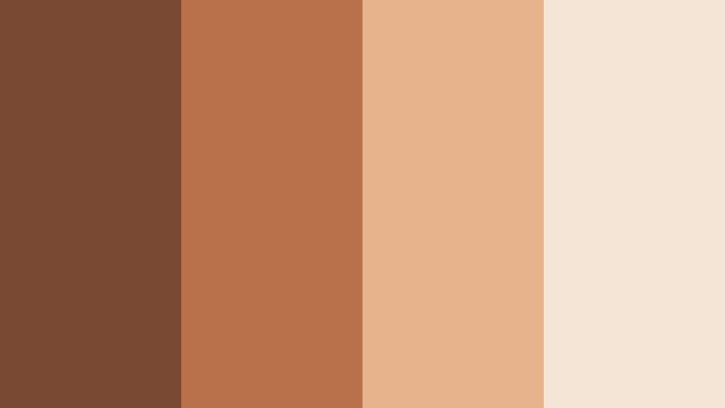 terracotta coffee corner burnt earth color palette with hex codes