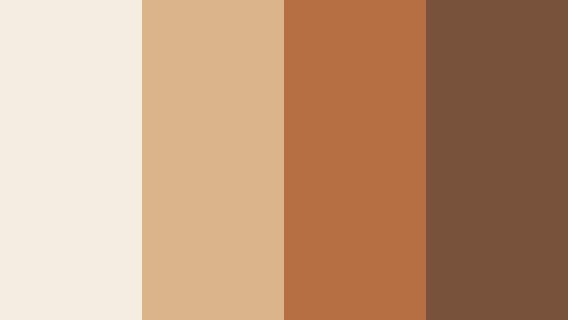 terracotta courtyard amber beige color palette with hex codes