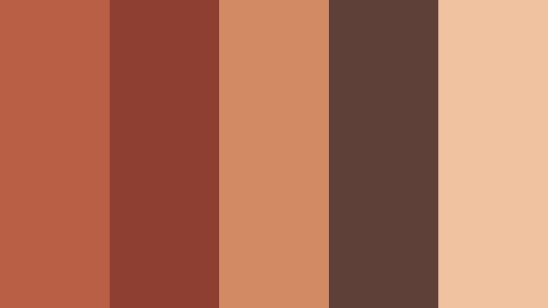 terracotta dusk earth tone color color palette with hex codes