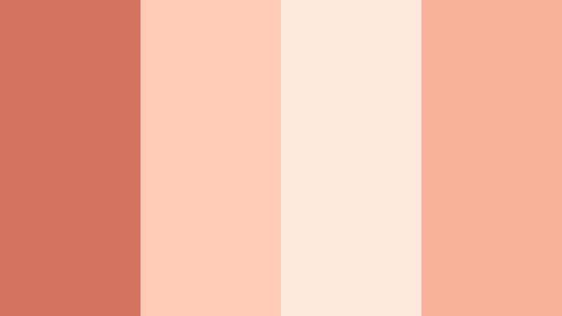 terracotta honeymoon glow terracotta rose color palette with hex codes