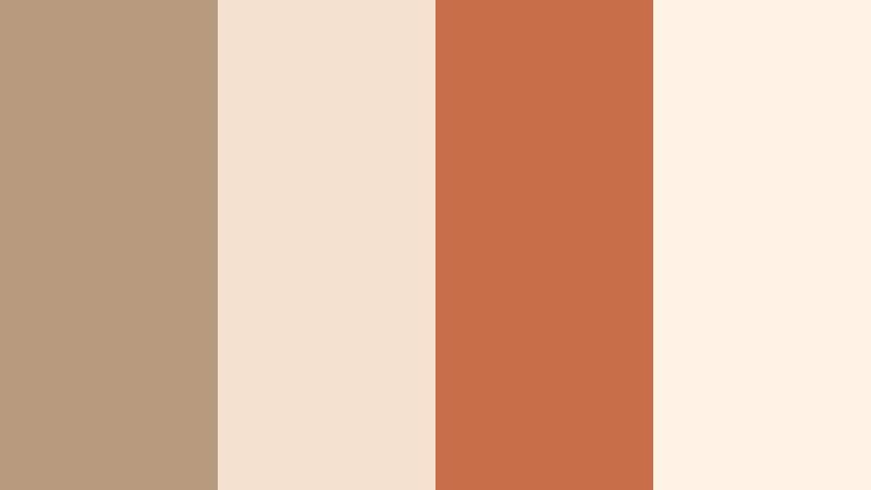 terracotta notebook claystone color palette with hex codes