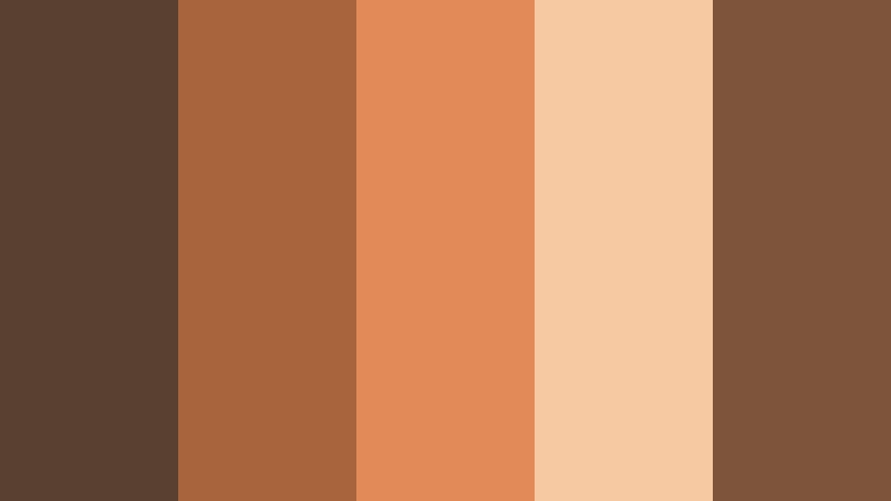 terracotta storyboard soil brown color palette with hex codes