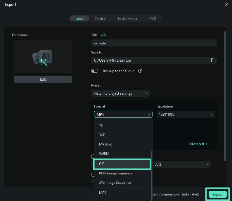 file format gif and download
