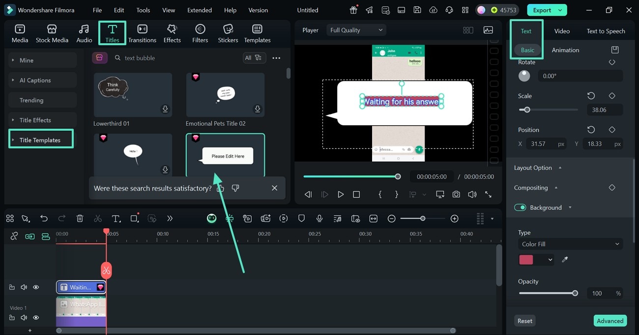 add and customize text