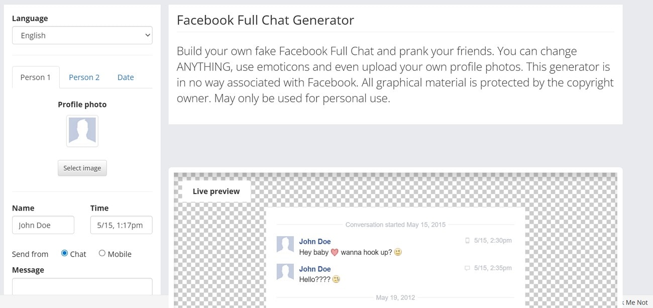 prank me not online