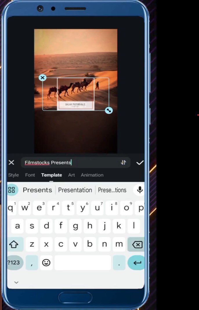 add animated titles for a more pro look