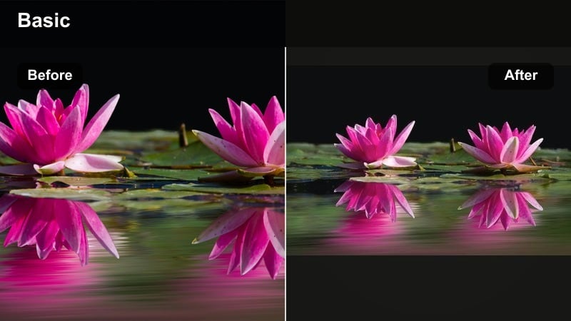 Filter that darkens background slightly for better readable text overlays on an Instagram Reel.