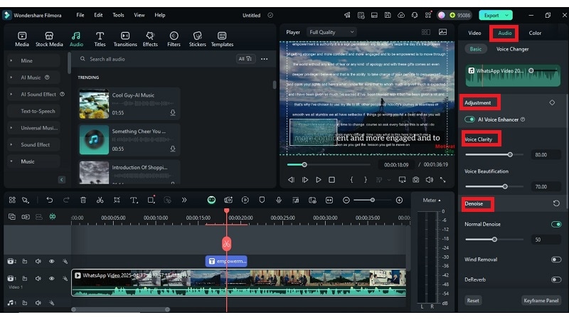 edit your voice for professional enhancement
