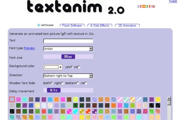 TEXTANIM Animated Text Generator