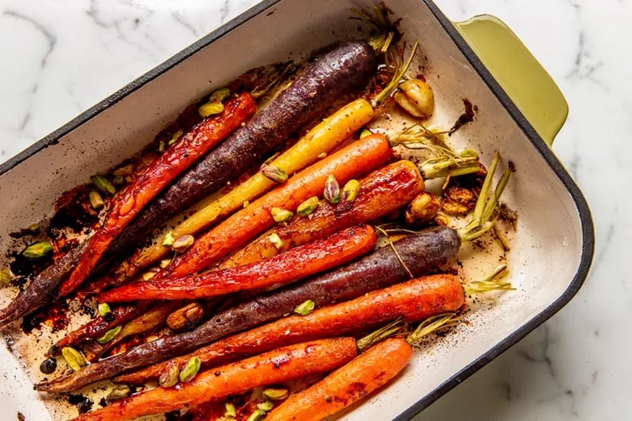 honey glazed carrots thanksgiving side