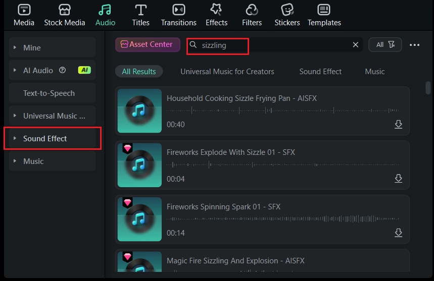 add cooking sound effects thanksgiving video