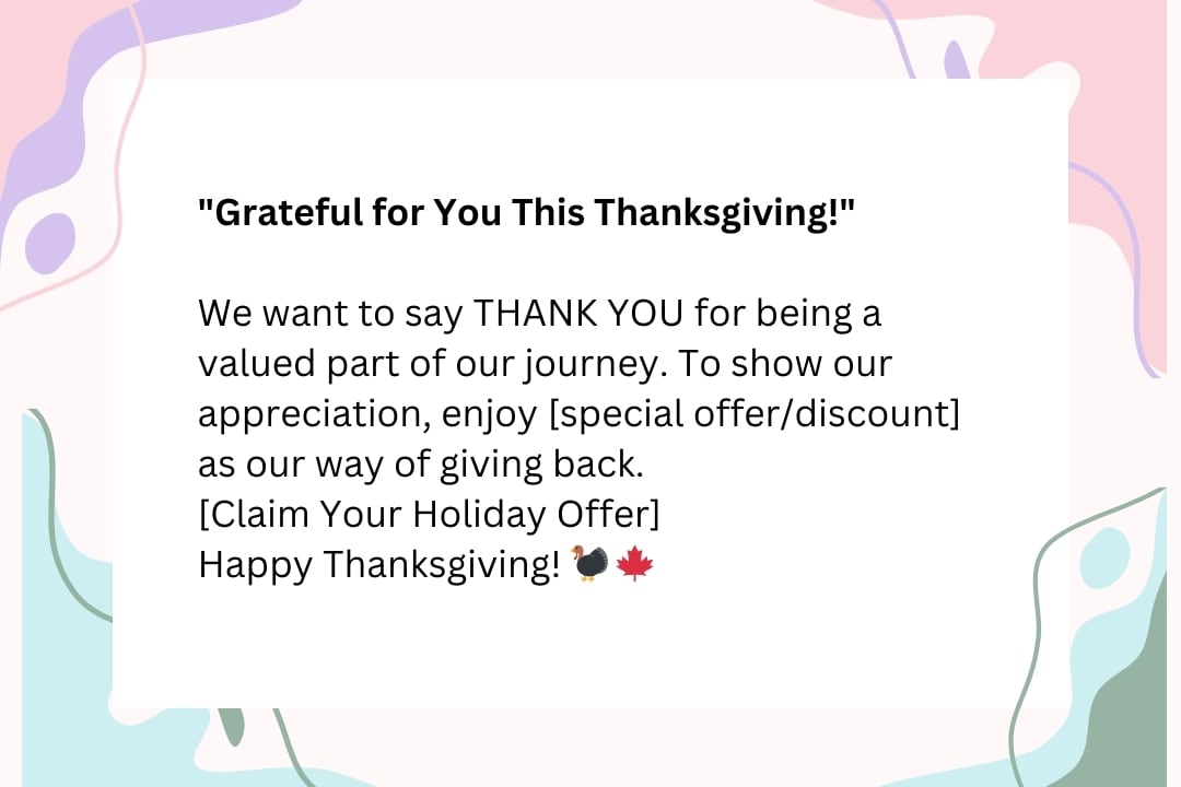 thanksgiving messages for website banners