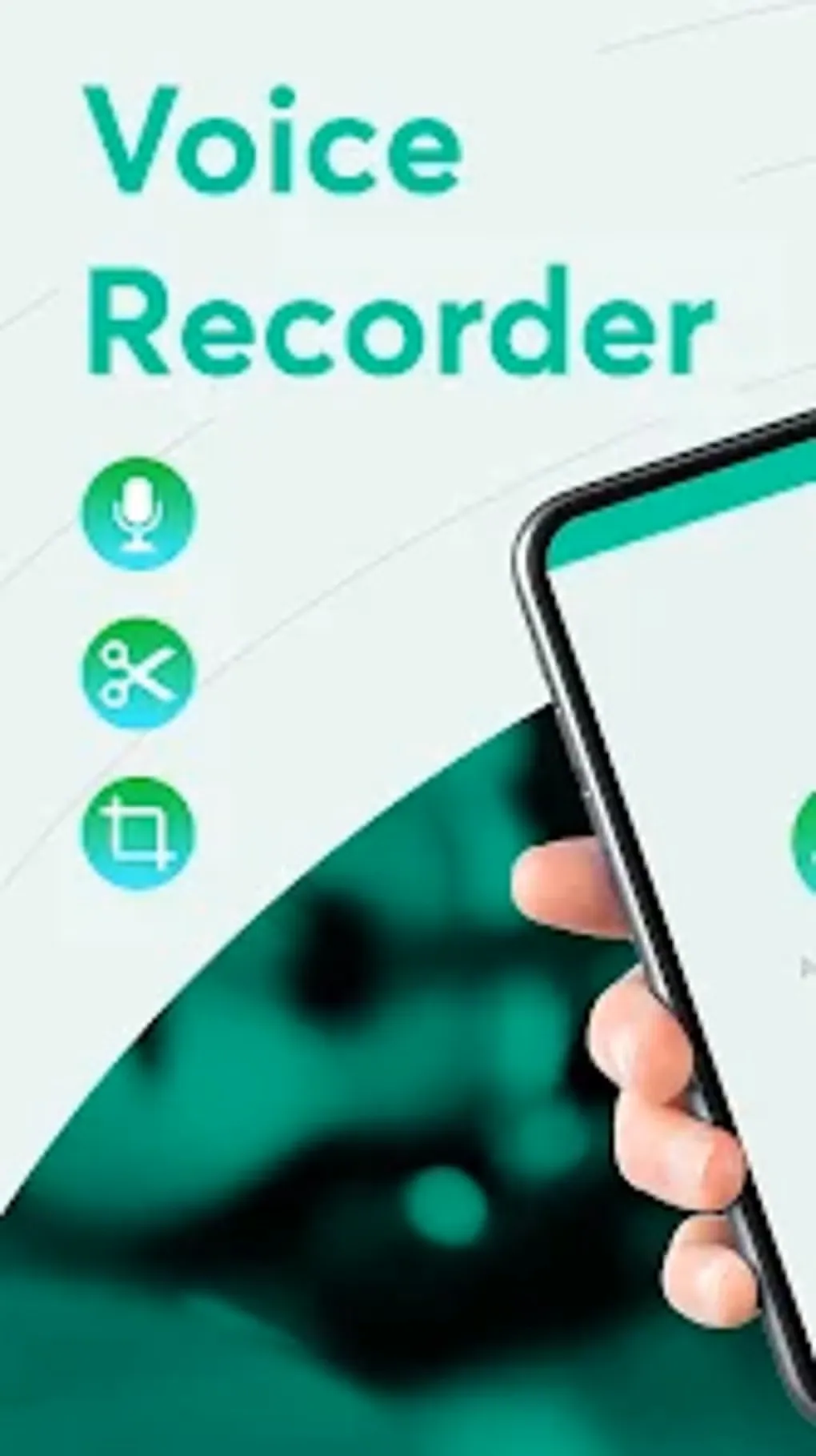 voice recorder and audio editor interface 