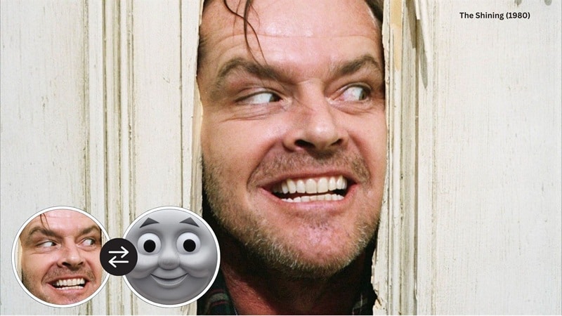 face swap thomas in the shining