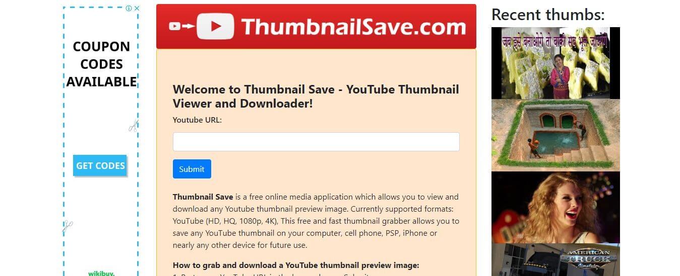 youtube thumbnail save tool