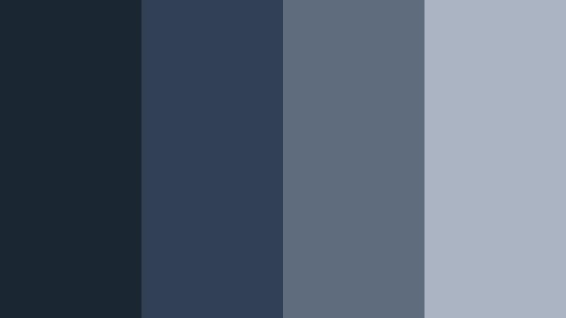 thundercloud horizon stormy blue color palette with hex codes
