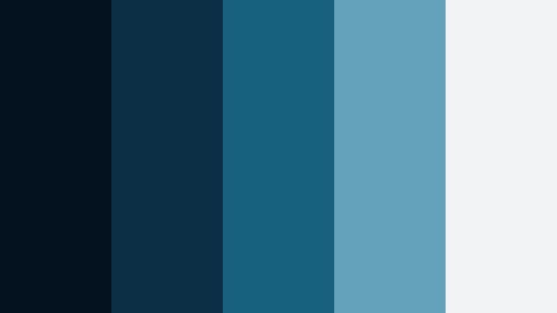 thunderhead breaker stormy ocean color palette with hex codes