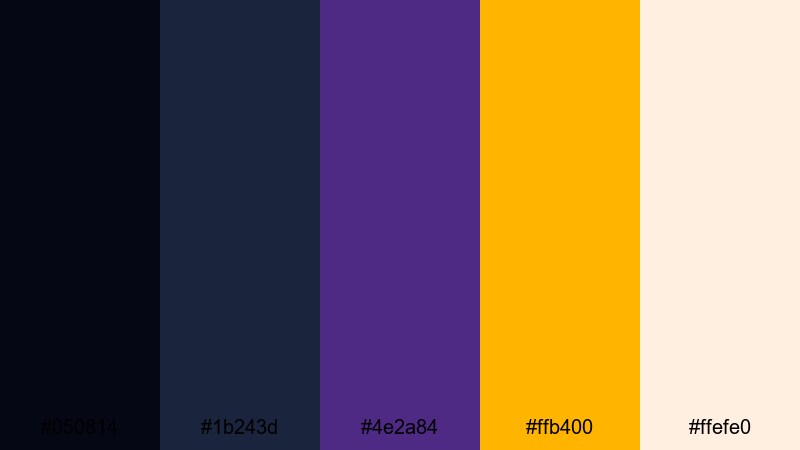 thunderstorm royal drama royal color palette with hex codes